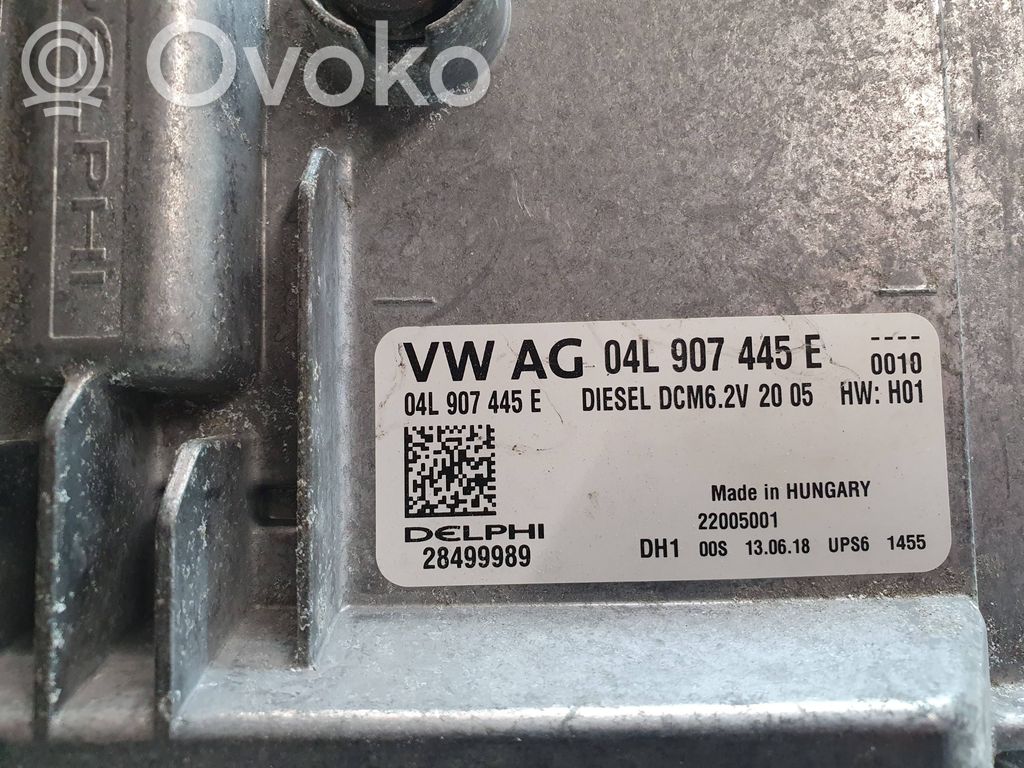 Engine control unit/module   04L907445E,28499989