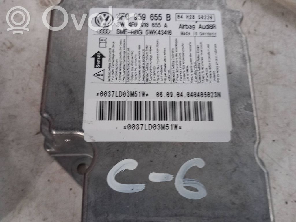 Airbag control unit/module   4F0959655B,0037LD03M51W,0037LD03M51,5WK43416