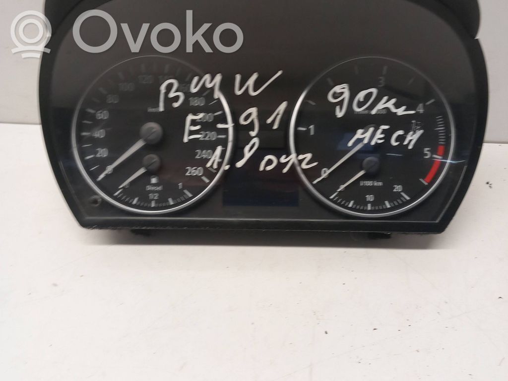 BMW 3 E90 E91 Speedometer (instrument cluster) 