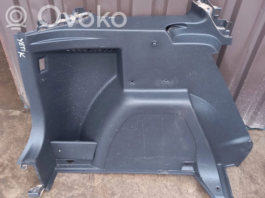 Skoda Yeti (5L) Rivestimento pannello laterale del bagagliaio/baule 