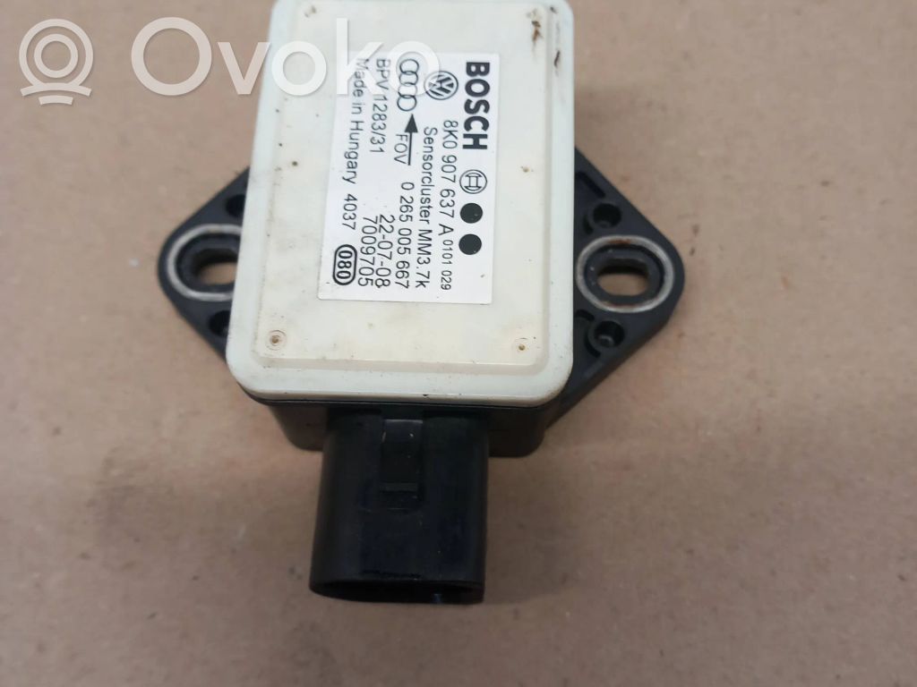Audi A4 S4 B8 8K ESP acceleration yaw rate sensor 