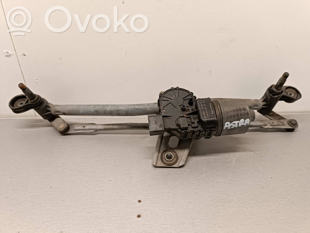 Opel Astra H Mechanizm i silniczek wycieraczek szyby przedniej / czołowej 