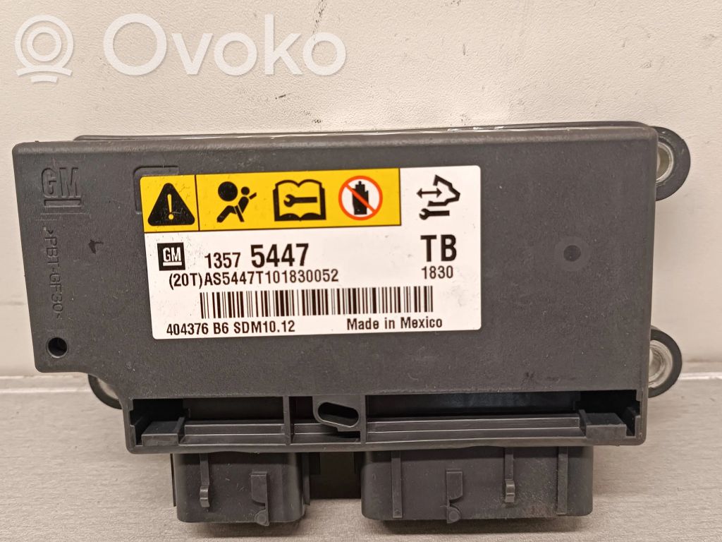 Opel Insignia A Airbag control unit/module 