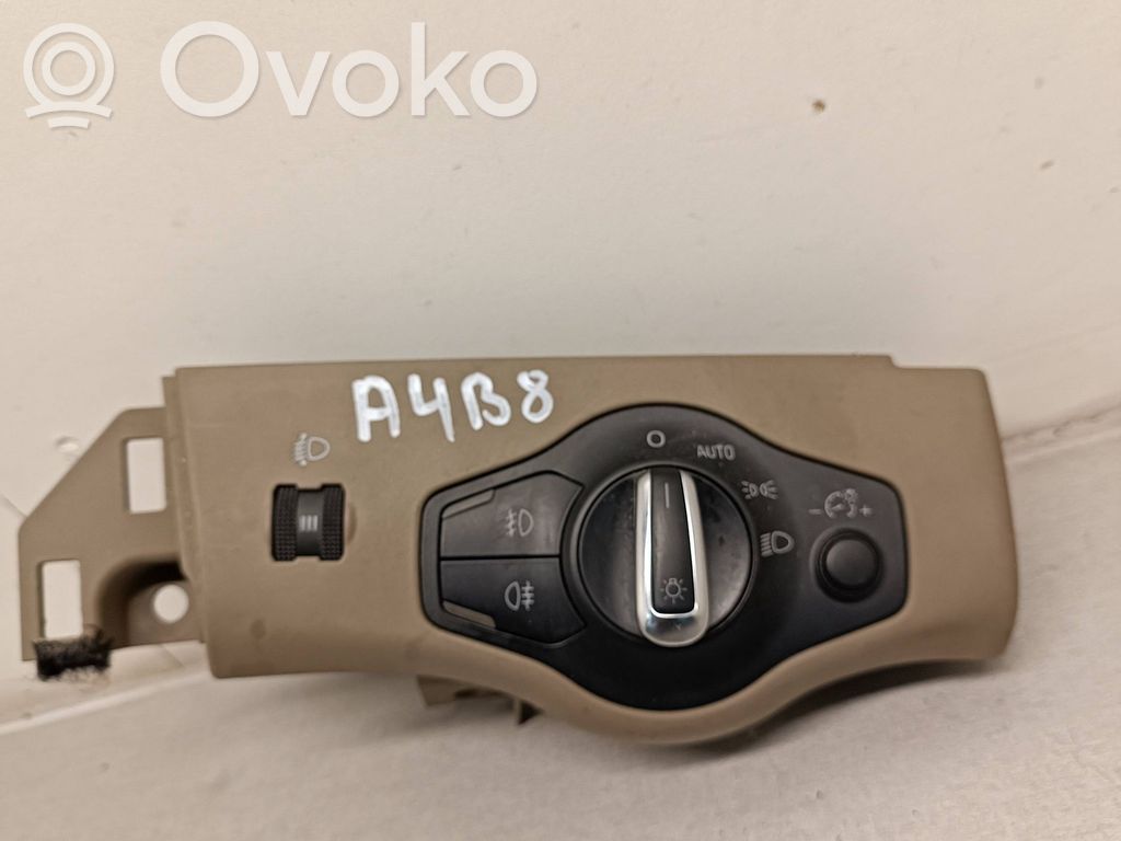 Audi A4 S4 B8 8K Light switch 