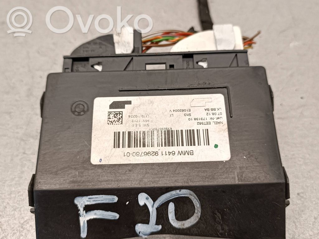 BMW 1 F20 F21 Sterowania klimatyzacji / Ogrzewania 