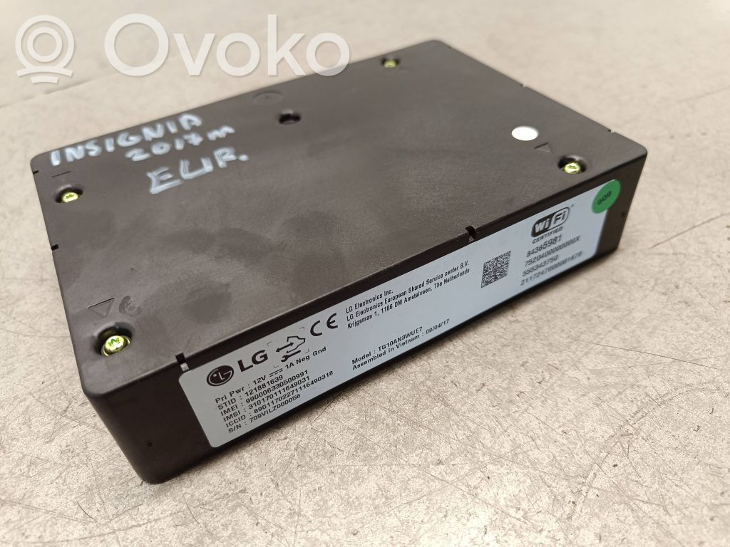 Opel Insignia B Other control units/modules 
