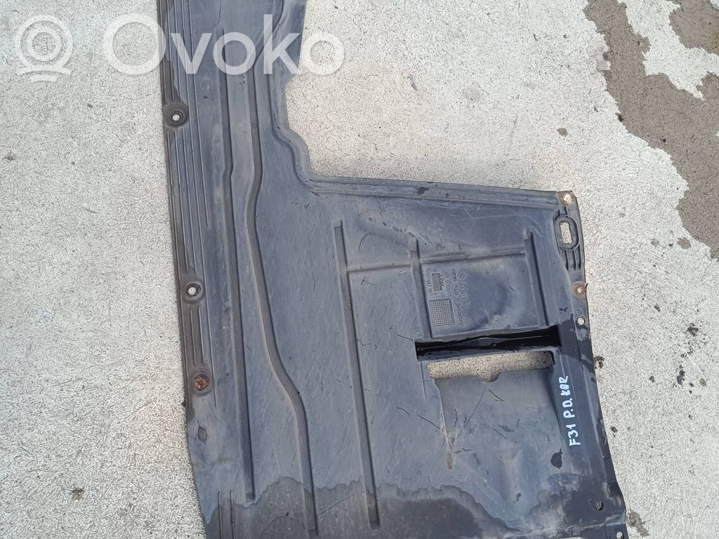 BMW 3 F30 F35 F31 Vidusdaļas apakšas aizsargs 