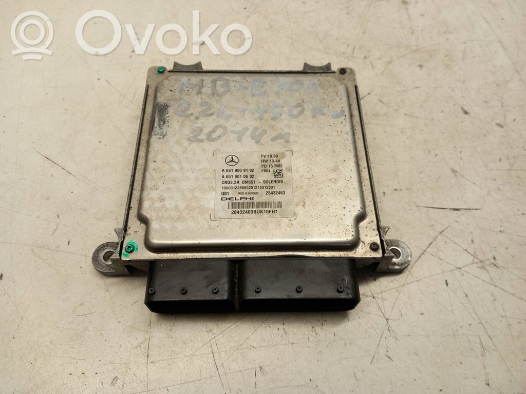 Mercedes-Benz E W212 Engine control unit/module 