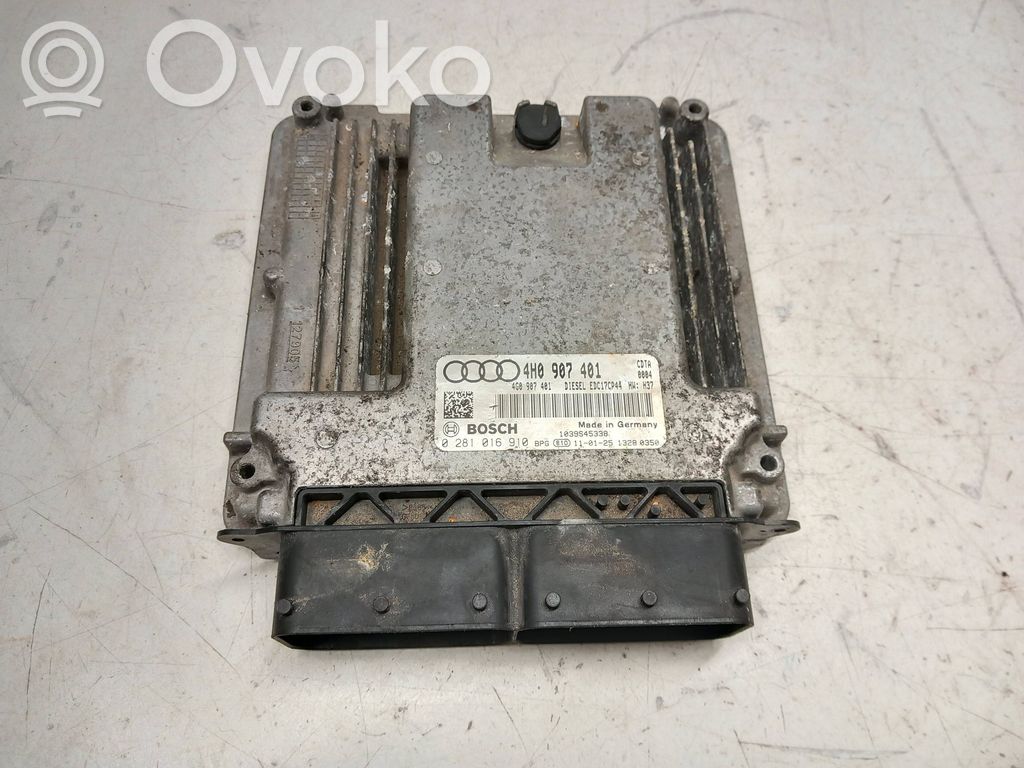 Audi A8 S8 D4 4H Engine control unit/module 