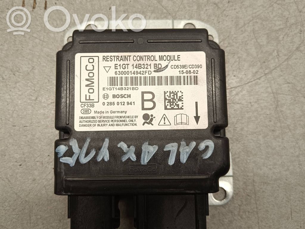Airbag control unit/module   E1GT14B321BD,6300014942FD,0285012941