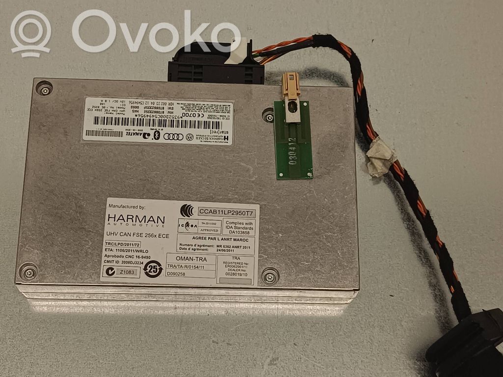Audi A4 Allroad B8 Bluetooth control unit module 