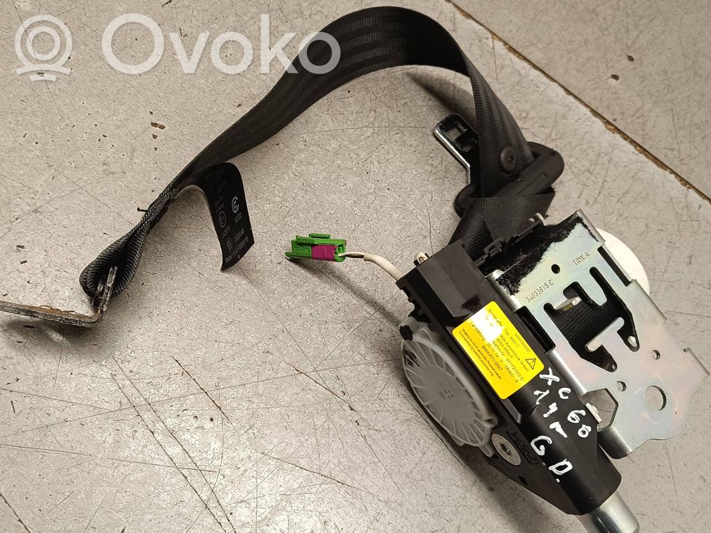 Volvo XC60 Cinturón trasero 
