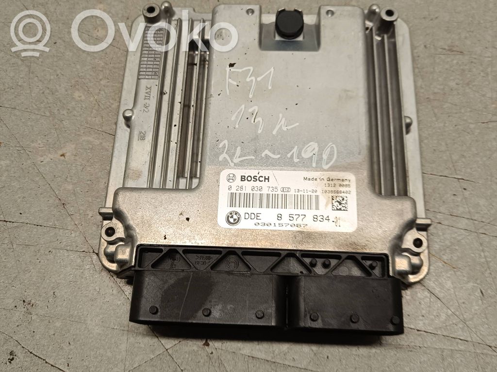 BMW 3 F30 F35 F31 Engine control unit/module 