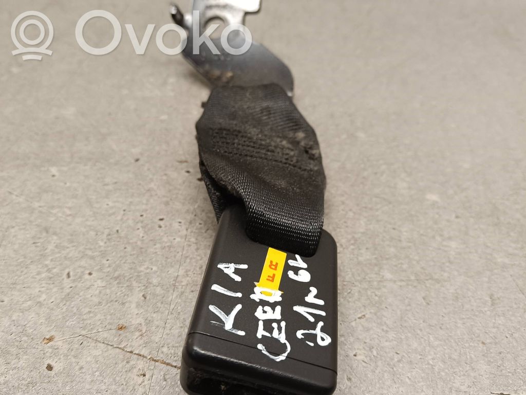 KIA Ceed Hebilla del cinturón de seguridad trasero 