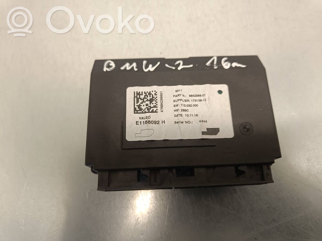 BMW 2 F45 Climate control unit 