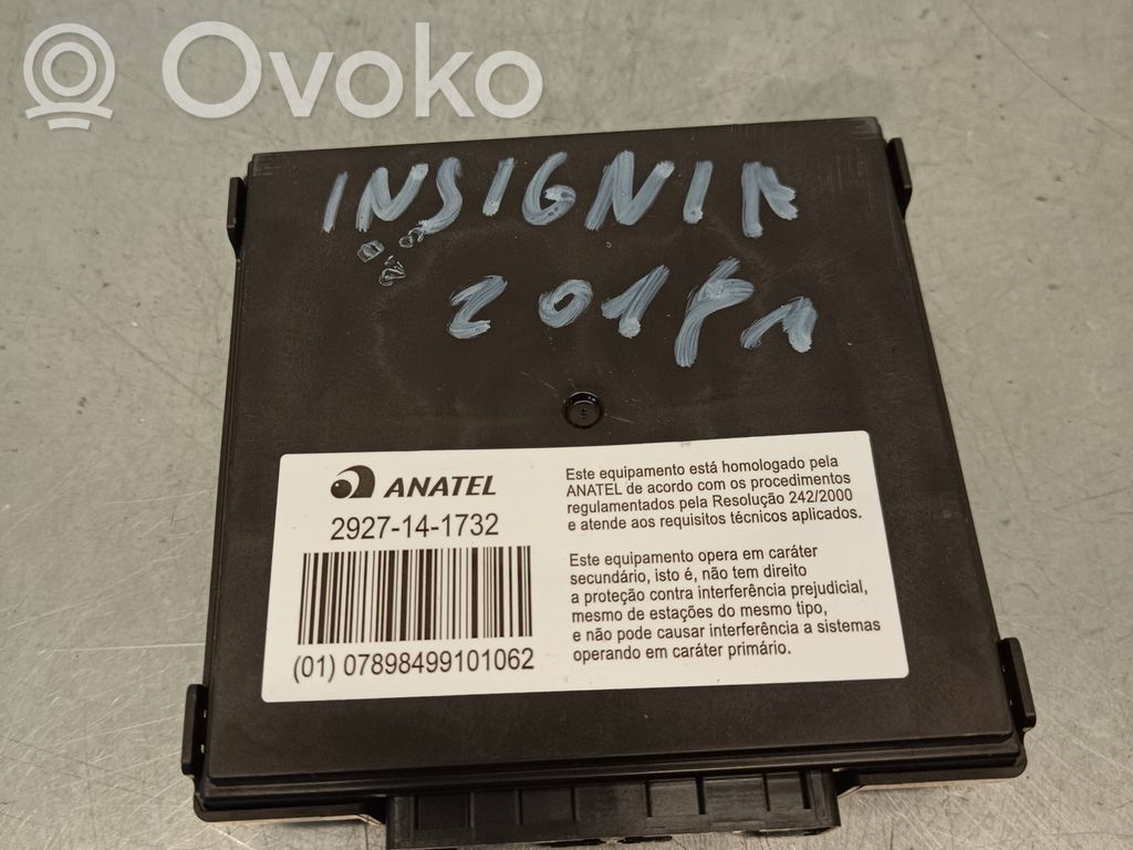 Opel Insignia B Keyless (KESSY) go control unit/module 