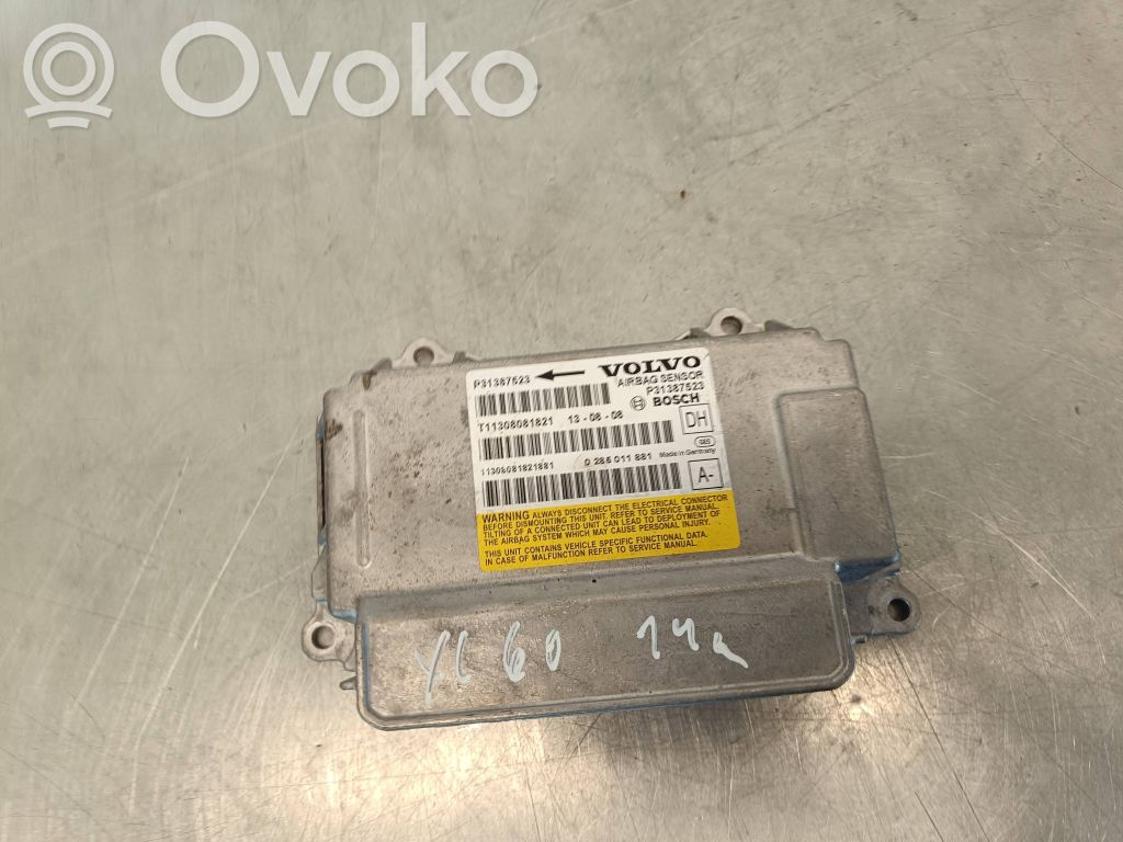 Volvo XC60 Airbag control unit/module 