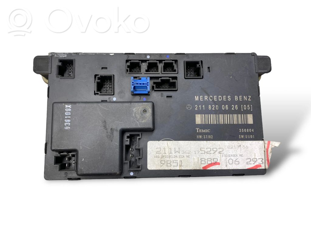 Mercedes-Benz E W211 Door control unit/module 