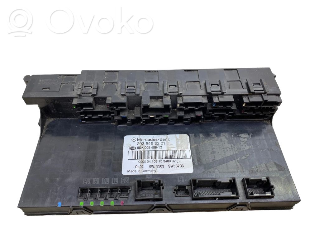 Mercedes-Benz C W203 Fuse box set 