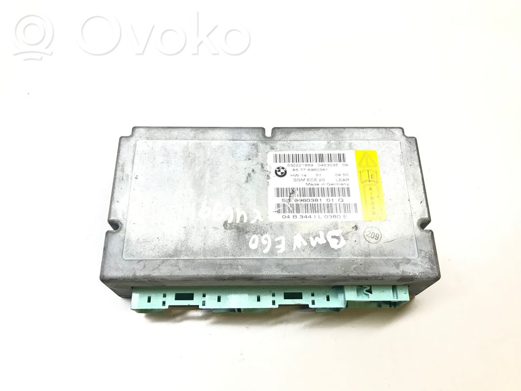 BMW 5 E60 E61 Airbag control unit/module 