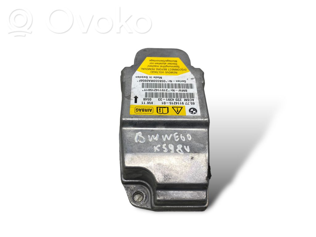 BMW 5 E60 E61 Airbag control unit/module 