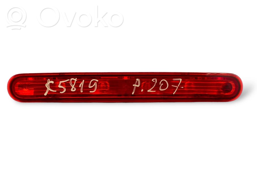 Peugeot 207 Papildu bremžu signāla lukturis 