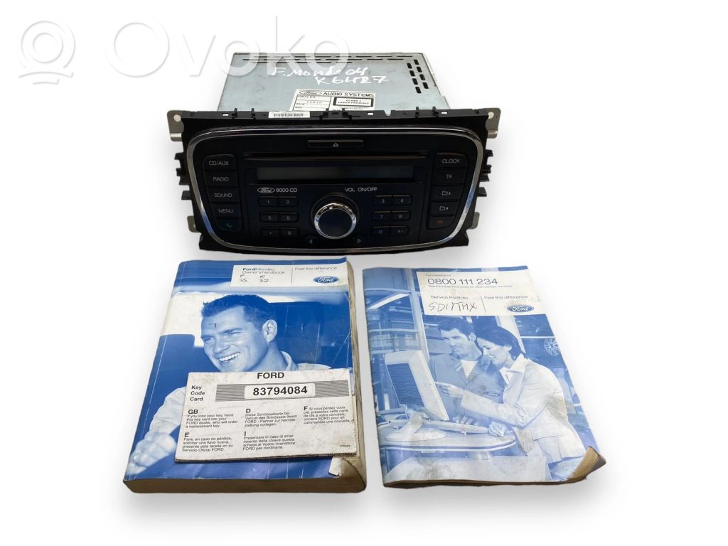 Ford Mondeo MK IV Radio/CD/DVD/GPS head unit 