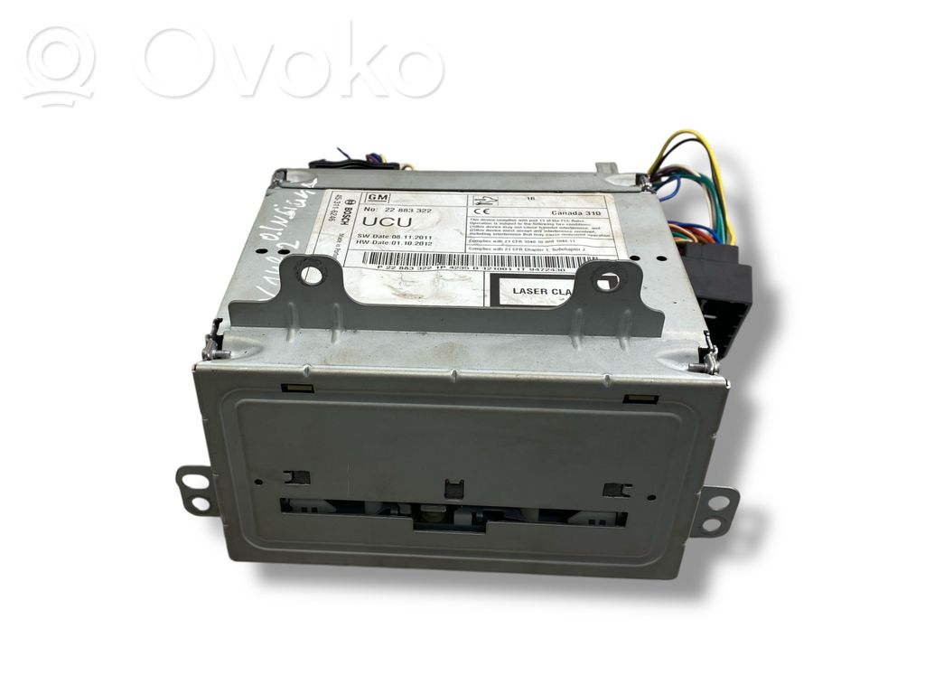 Opel Insignia A Radio/CD/DVD/GPS head unit 