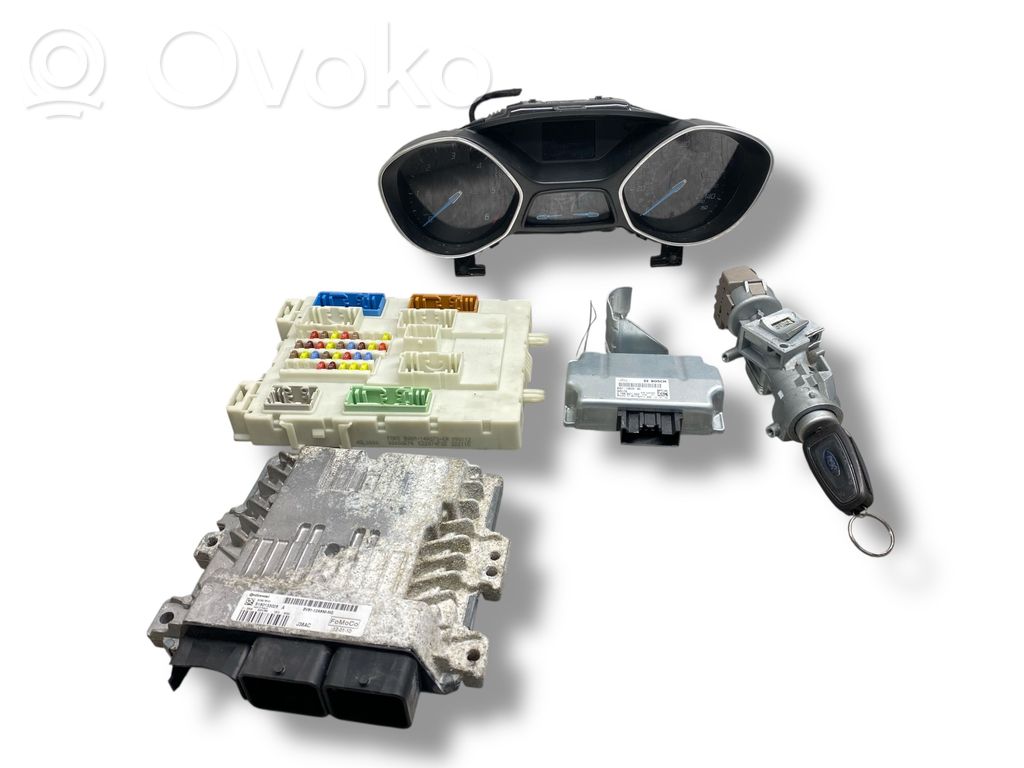 Ford Focus Juego de cerradura y set ECU del motor 