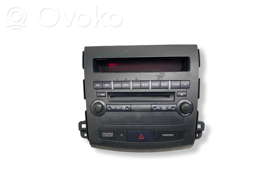 Peugeot 4007 Unidad delantera de radio/CD/DVD/GPS 
