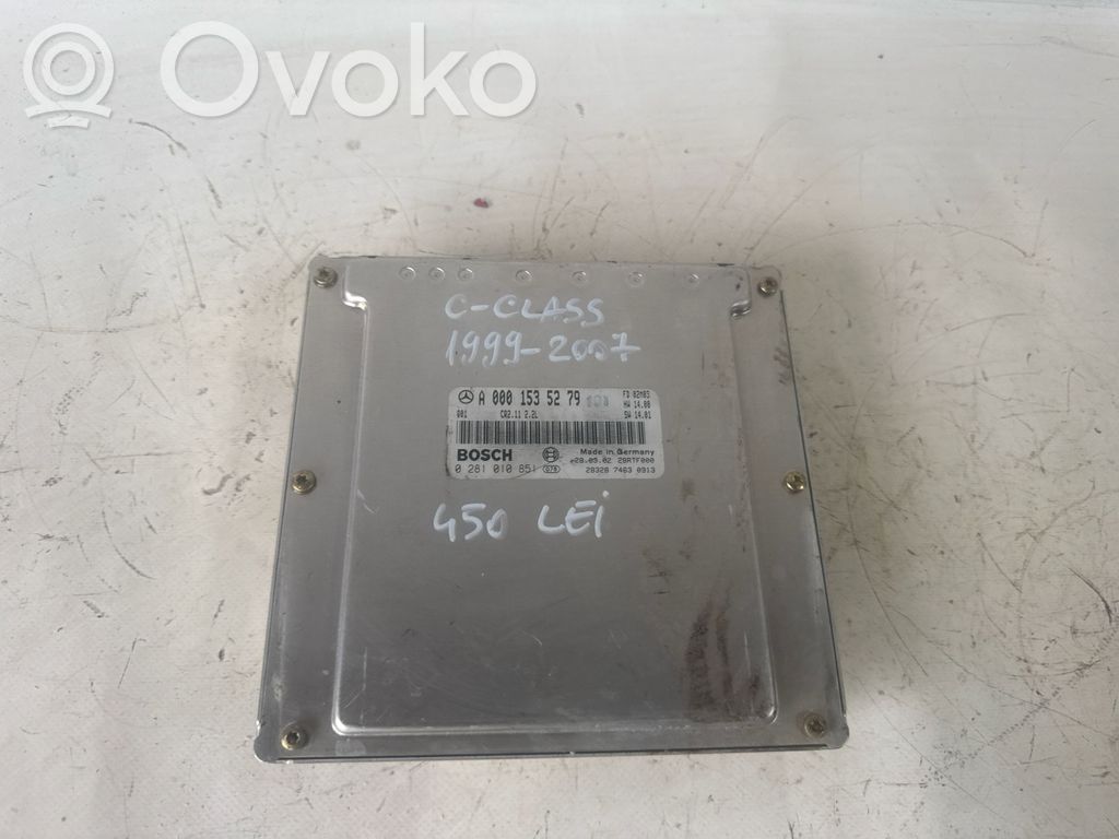 Engine control unit/module   28RTF000,A0001535279,0281010851
