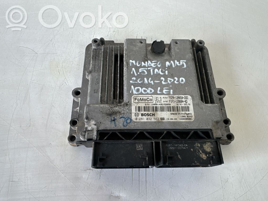 Engine control unit/module   F1F112B684AD,FS7A12A650DSD,0281032563