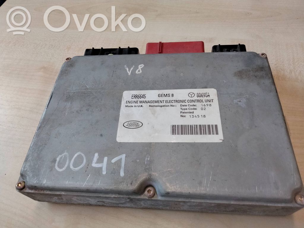 Engine control unit/module   ERR6645,80695A,134518