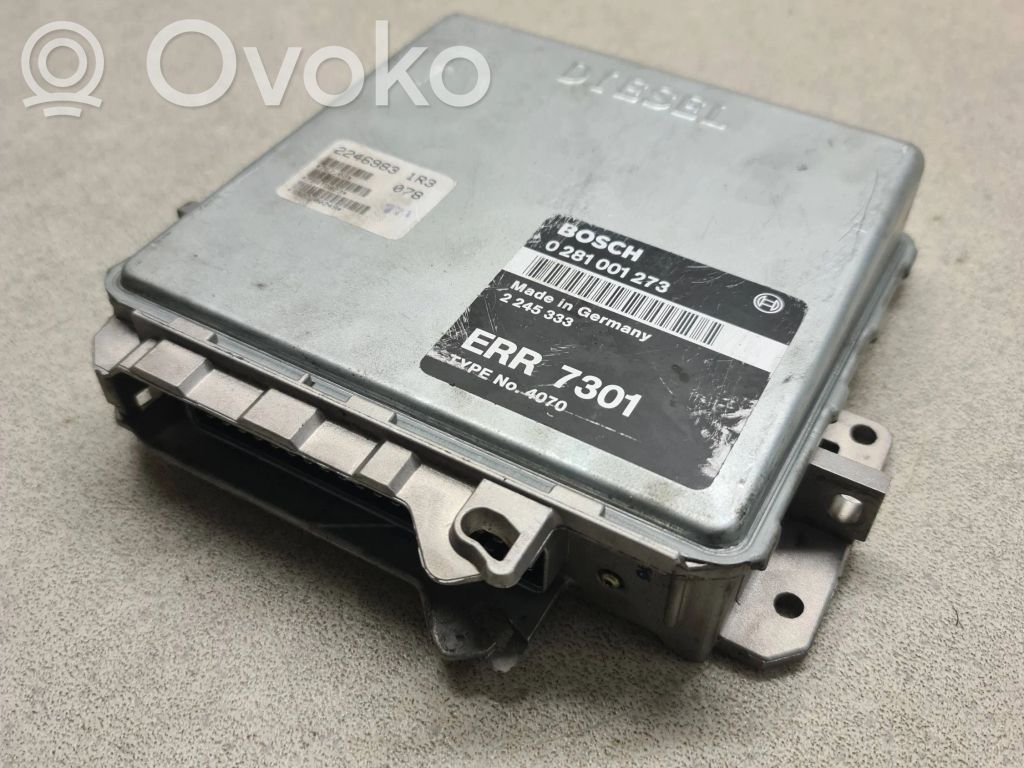 Engine control unit/module   0281001273,ERR7301,2246983
