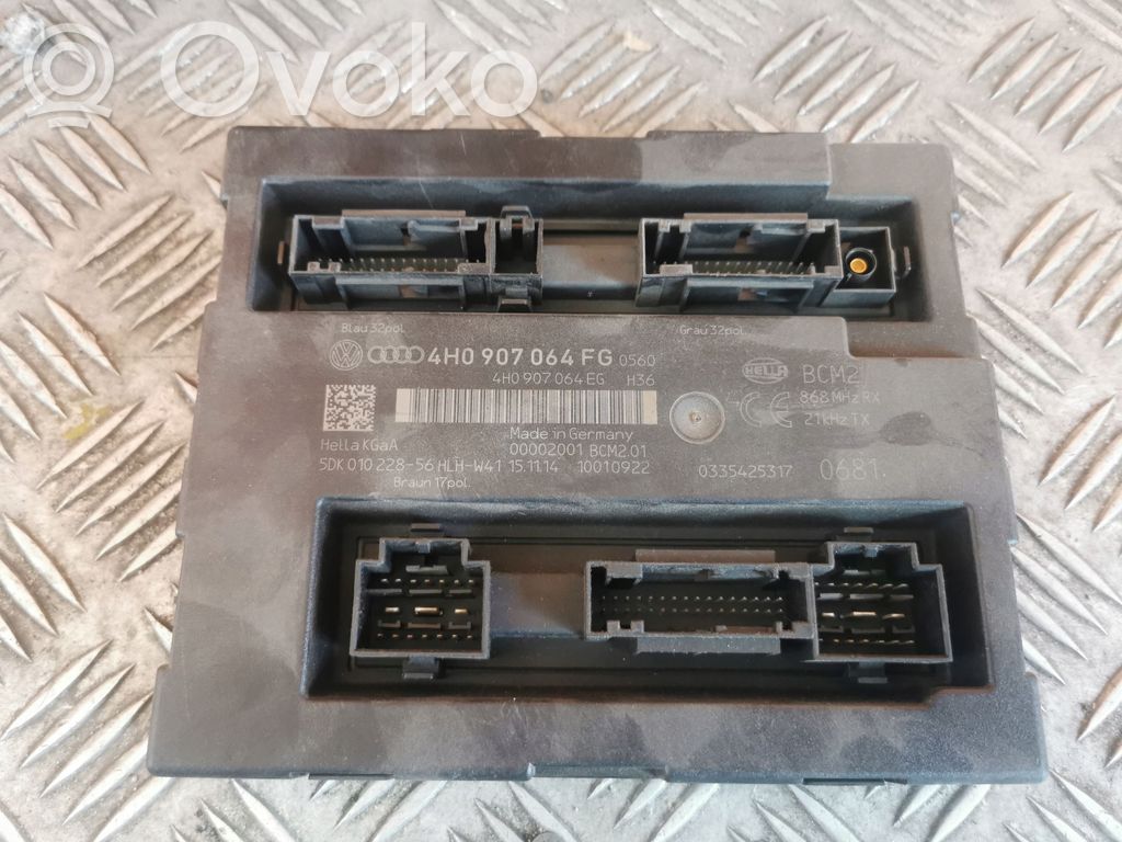 Audi A8 S8 D4 4H Mukavuusmoduuli 
