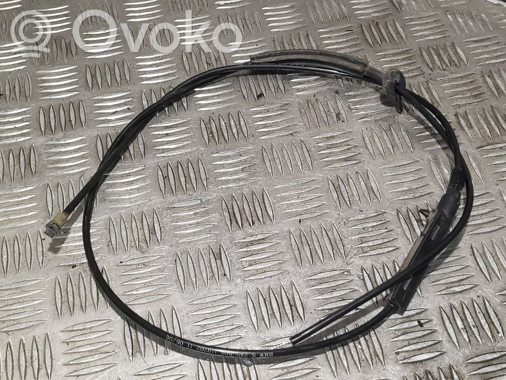 BMW 7 E65 E66 Engine bonnet/hood lock release cable 