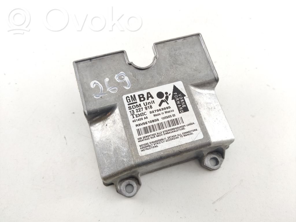 Opel Astra H Airbag control unit/module 