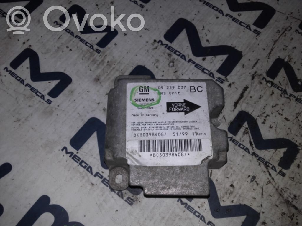 Airbag control unit/module   9229037,5WK42923