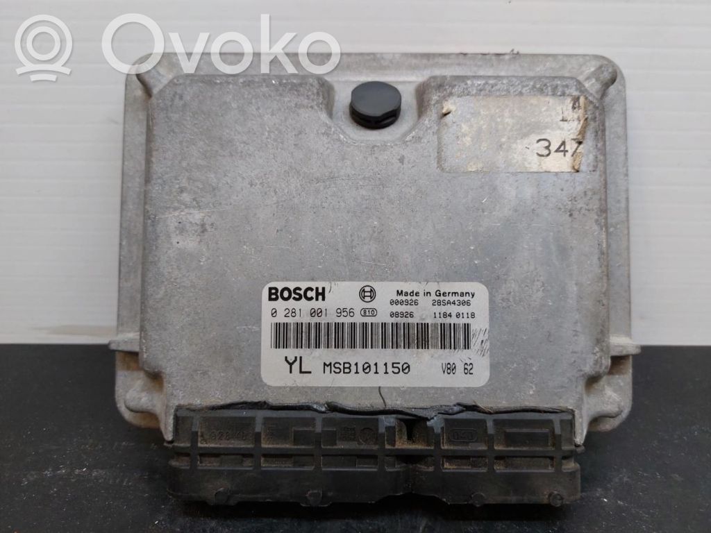 Moottorin ohjainlaite/moduuli   0281001956,MSB101150