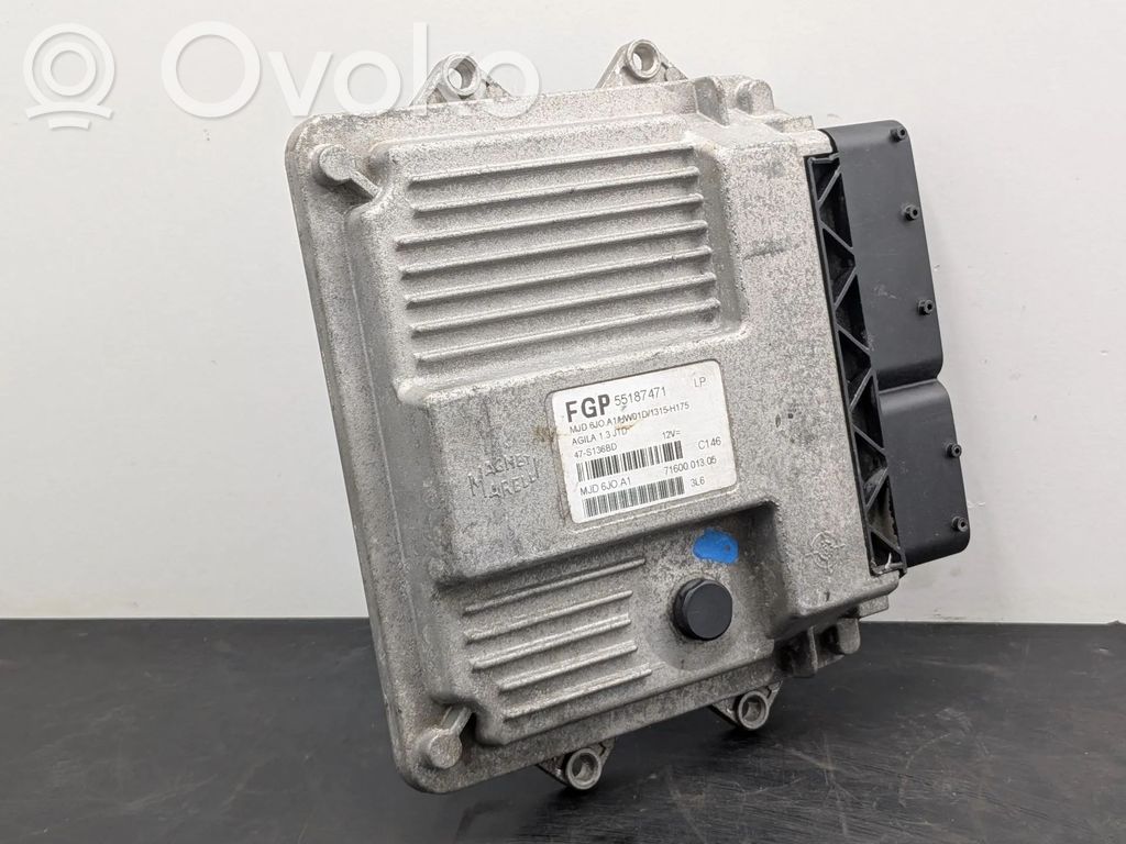 Engine control unit/module   55187471,MJD6JOA1