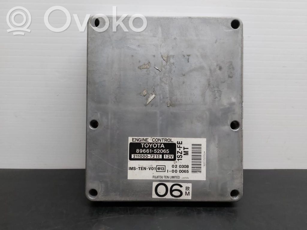 Toyota Yaris Unitate/modul de control motor 