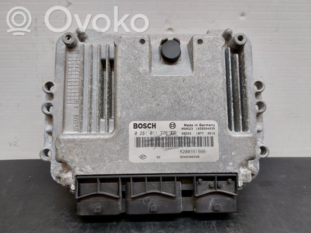 Unidad de control/módulo del motor   8200391966,0281011776