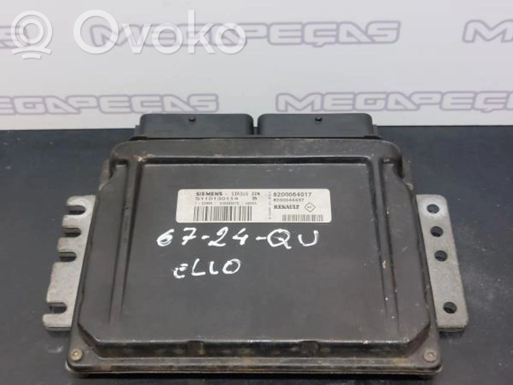 Engine control unit/module   8200064017,8200044437,S110130114B