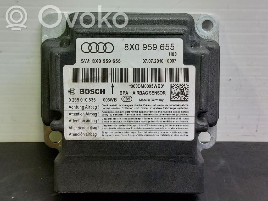 Audi A1 Airbag control unit/module 