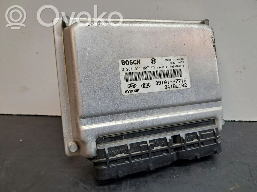 Unidad de control/módulo del motor   3910127715,0281011807,3910127715,84TBLI02