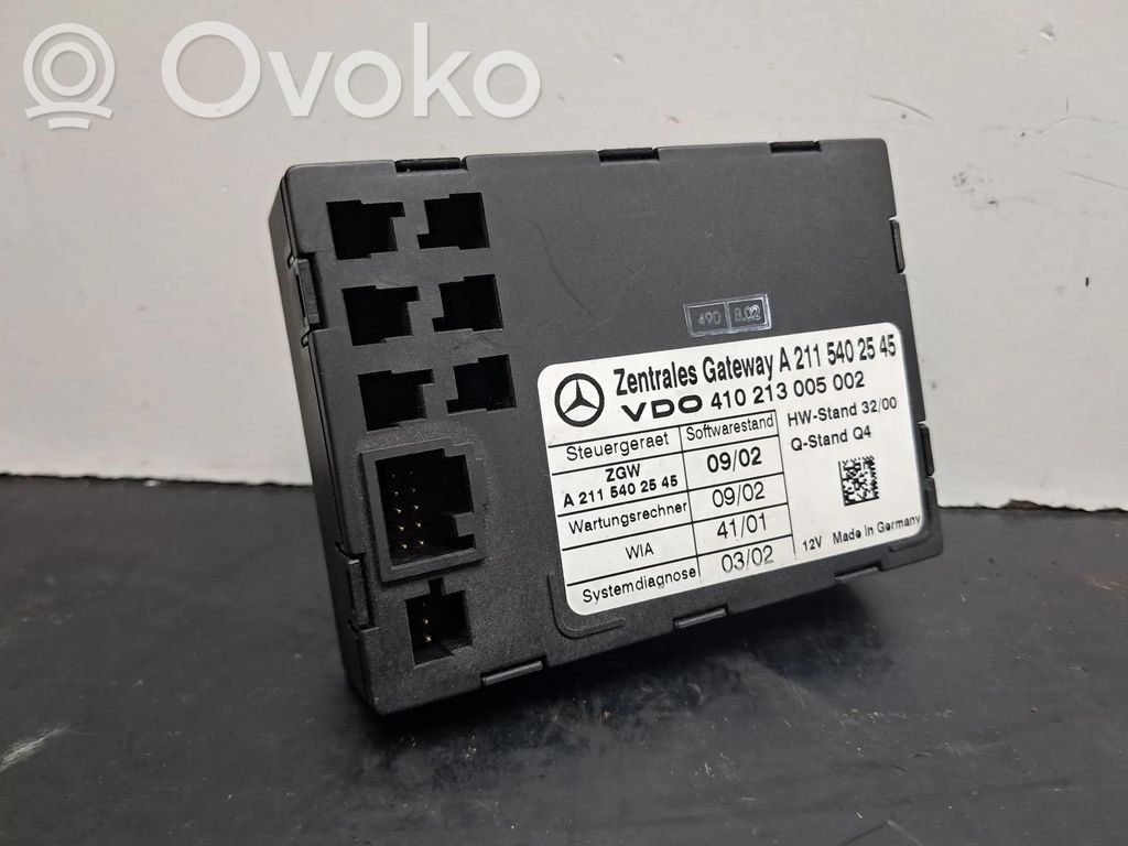 Muut ohjainlaitteet/moduulit   A2115402545