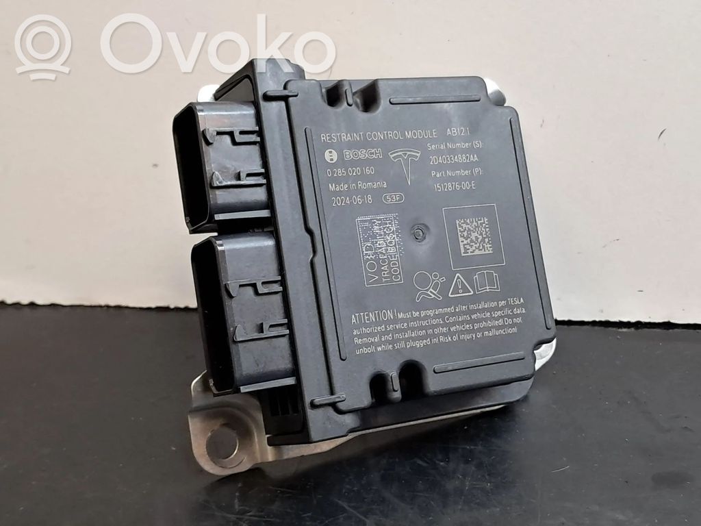 Turvatyynyn ohjainlaite/moduuli   151287600E,0285020160,151287600E