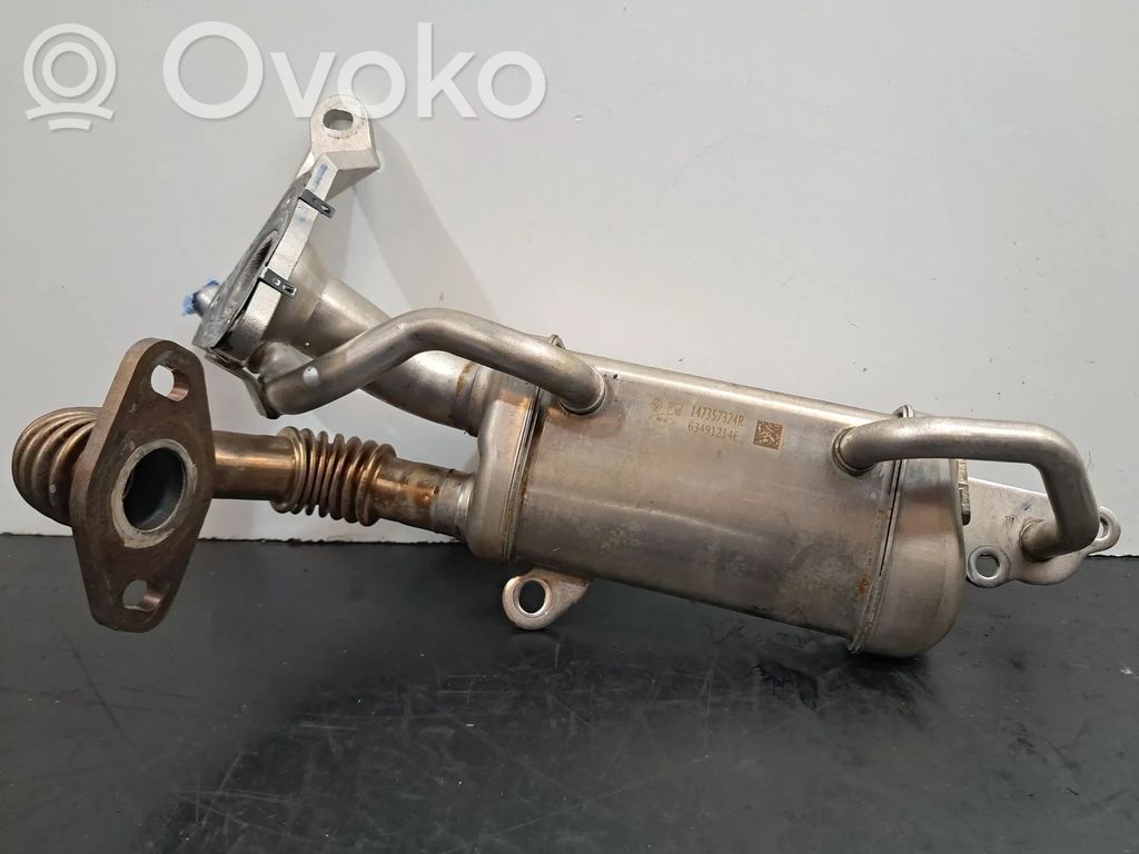 Refroidisseur de vanne EGR   147357324R,63491214E