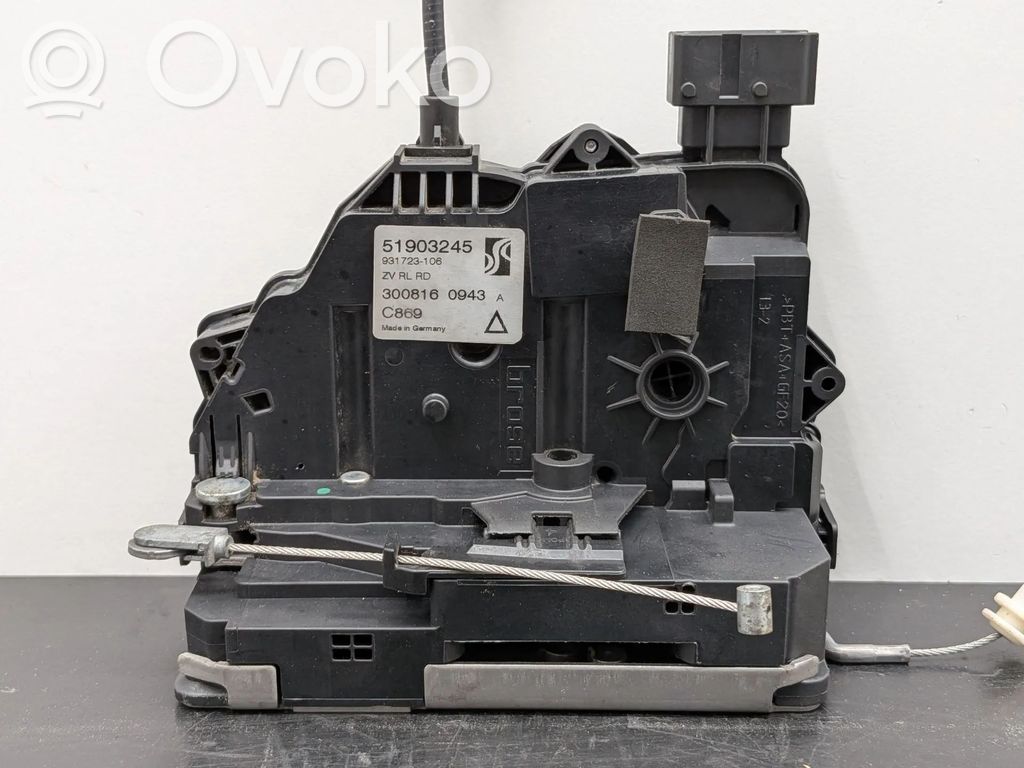 Fiat Punto (199) Zamek drzwi tylnych 