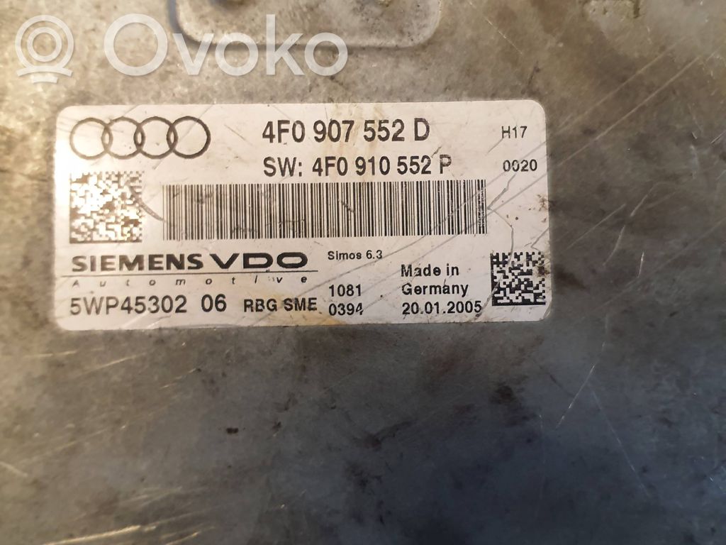 Audi A6 S6 C6 4F Engine control unit/module 
